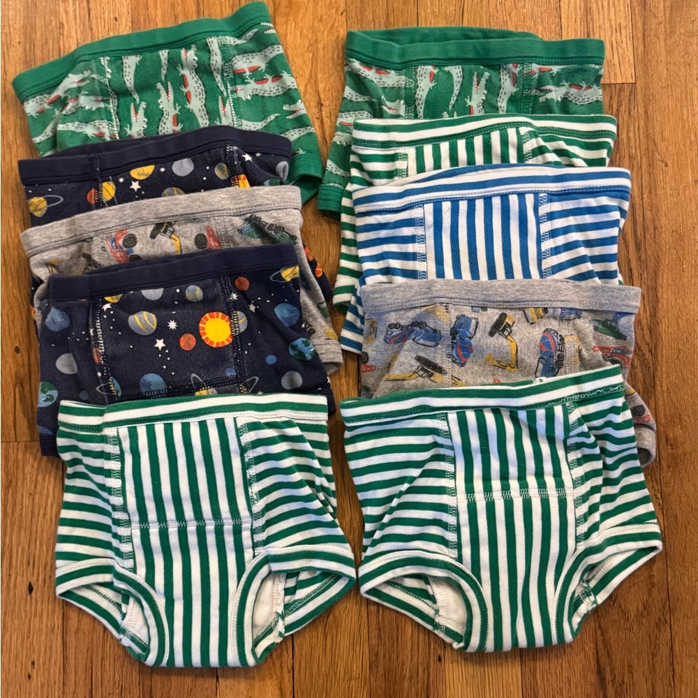 Hanna Andersson Training Underwear, bundle of 10